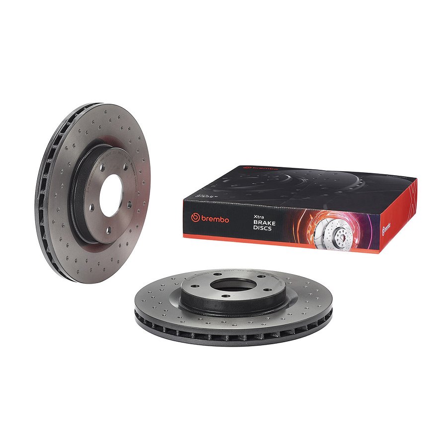 2 Disques De Frein Brembo 09n2641x
