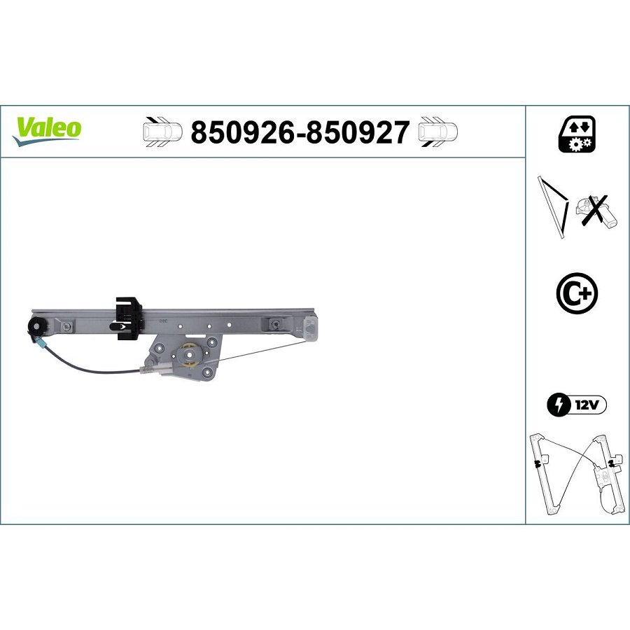 Mécanisme De Lève-vitre Valeo 850927
