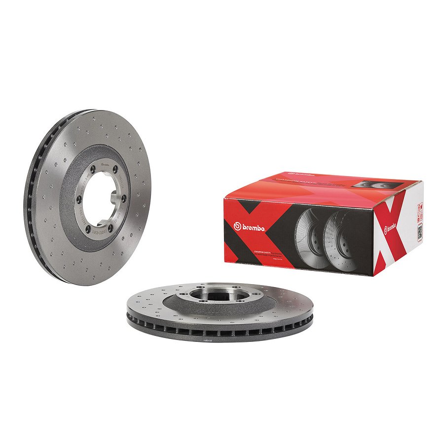 2 Disques De Frein Brembo 09.b267.1x Xtra