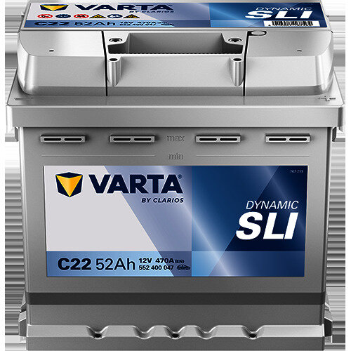 Batterie Varta C22 Blue Sli 52 Ah - 470 A