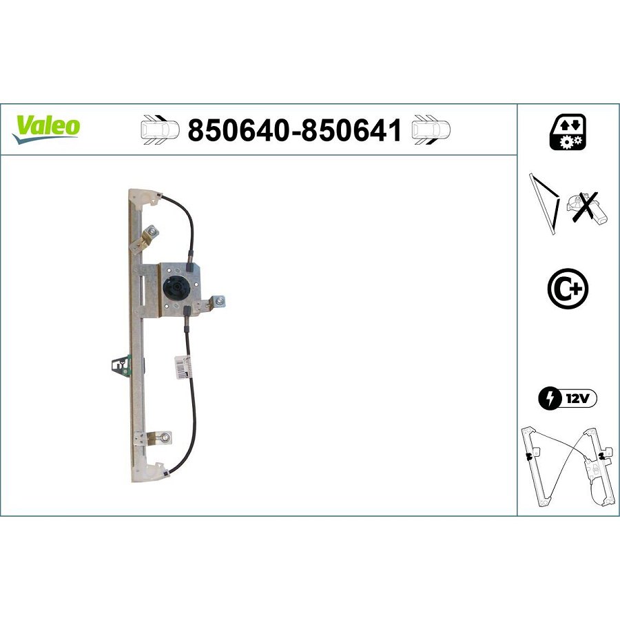 Mécanisme De Lève-vitre Valeo 850641
