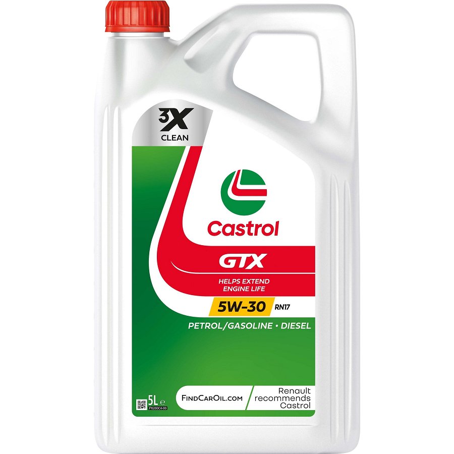 Huile Moteur Castrol Gtx 5w-30 Rn17 Essence Et Diesel 5l