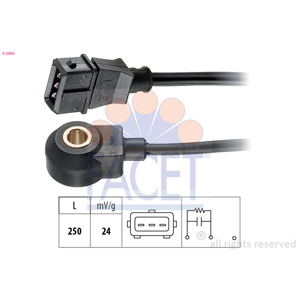Capteur De Cliquetis/cognement Facet 9.3069
