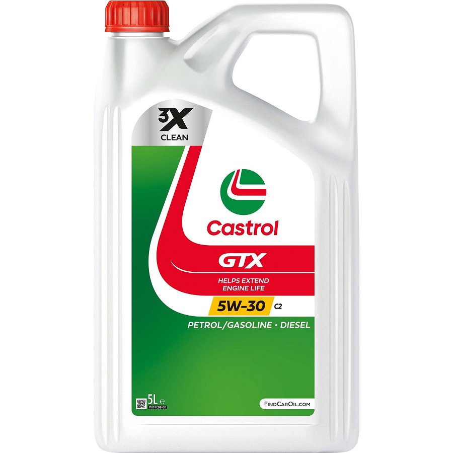 Huile Moteur Castrol Gtx 5w-30 C2 Essence Et Diesel 5l