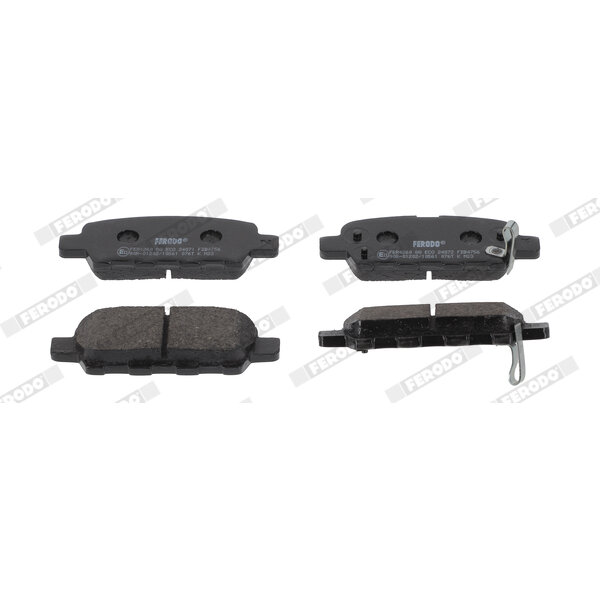 4 Plaquettes De Frein Ferodo Fdb4756
