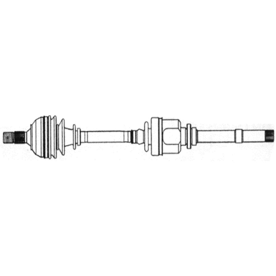 Transmission Cevam 7640 - Droite (côté Passager)