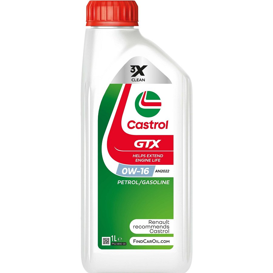 Huile Moteur Castrol Gtx 0w-16 1l