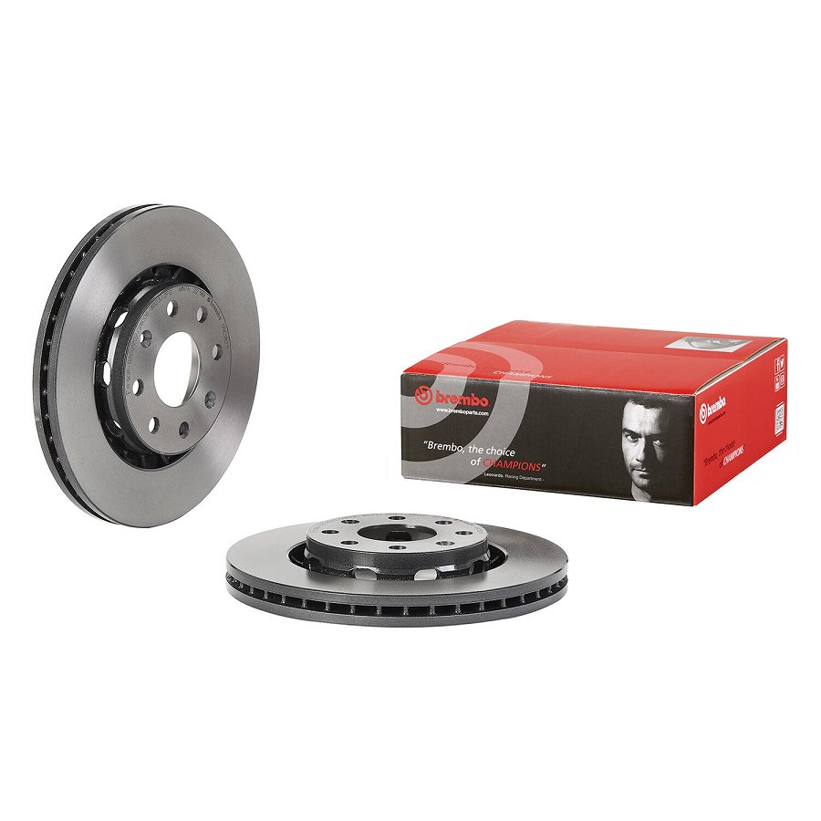 2 Disques De Frein Brembo 09.c182.11 Vernis Uv