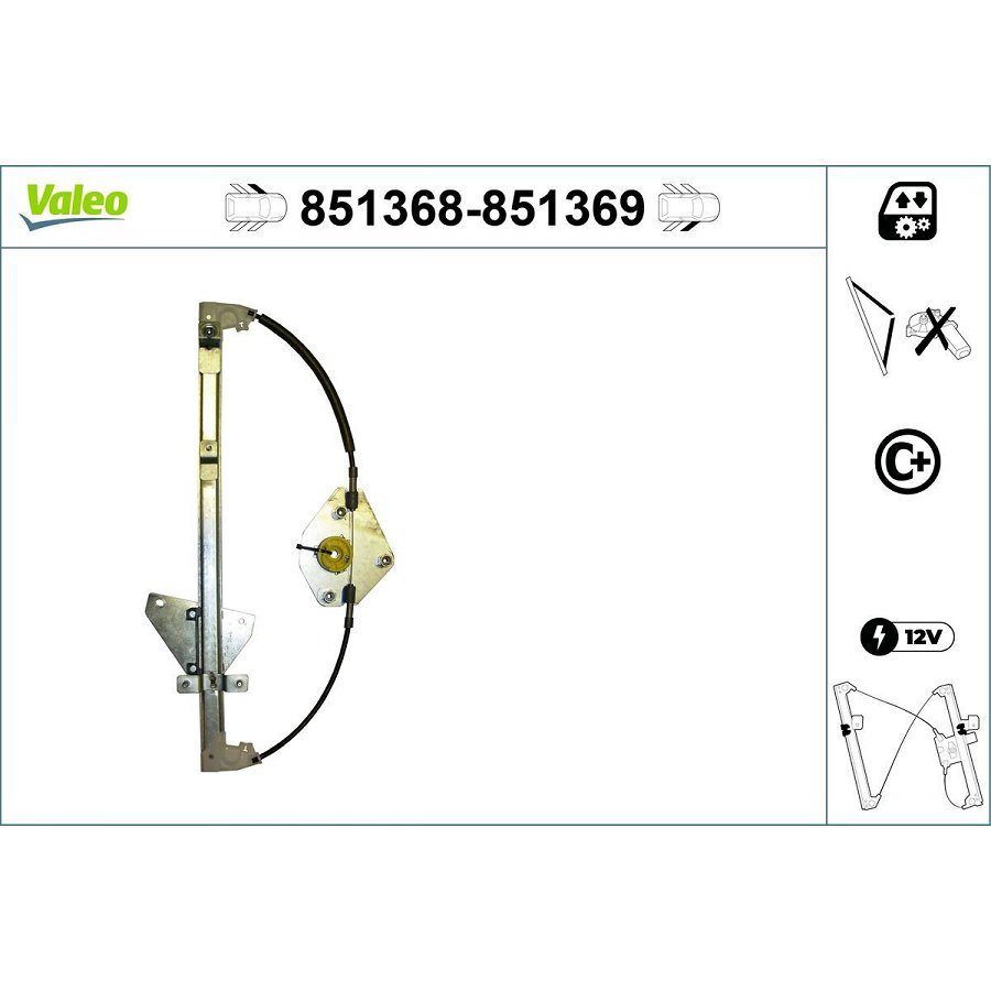 Lève-vitre Av D Valeo 851369