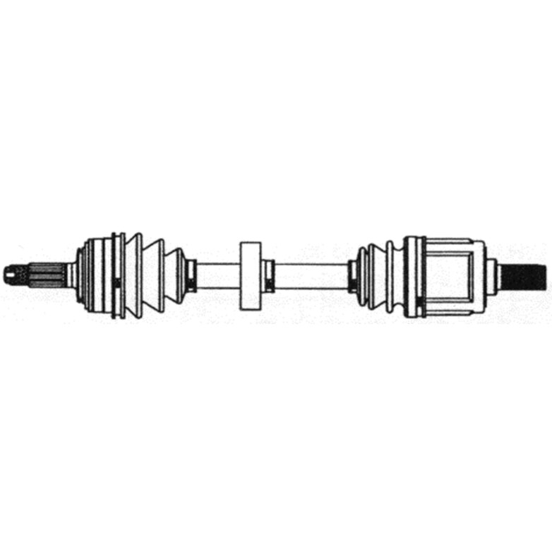 Transmission Cevam 7002z - Gauche (côté Conducteur)