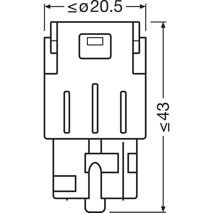2 Ampoules W5w Osram Ledriving Sl Amber Non Homologué