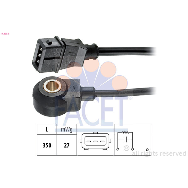 Capteur De Cliquetis/cognement Facet 9.3051