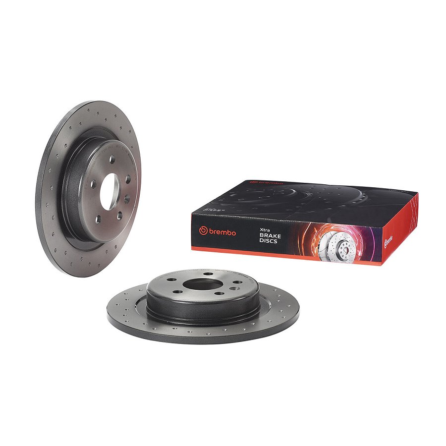 2 Disques De Frein Brembo 08d7571