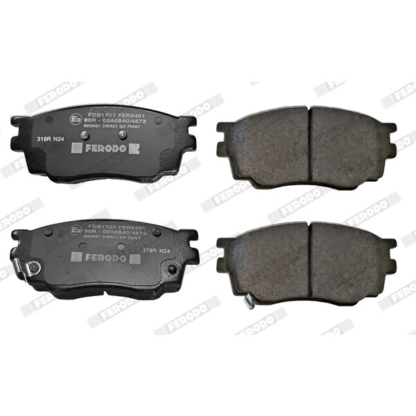 4 Plaquettes De Frein Ferodo Fdb1707
