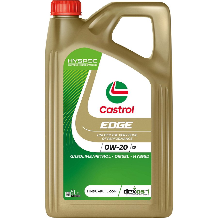 Huile Moteur Castrol Edge 0w-20 C5 Essence Et Diesel 5l