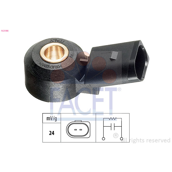Capteur De Cliquetis/cognement Facet 9.3144