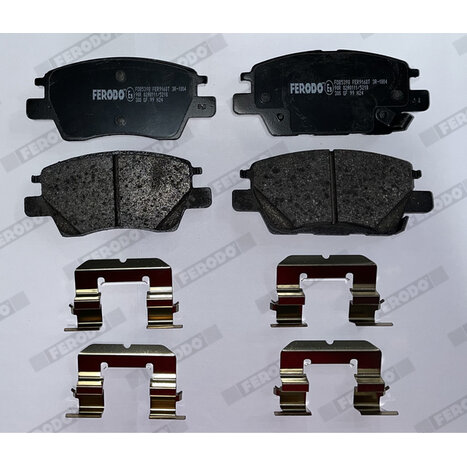 4 Plaquettes De Frein Ferodo Fdb5398