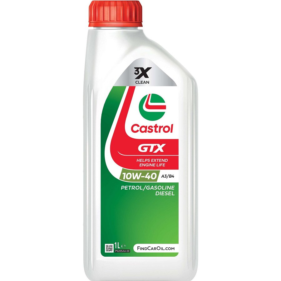 Huile Moteur Castrol Gtx 10w-40 A3/b4 Essence Et Diesel 1l