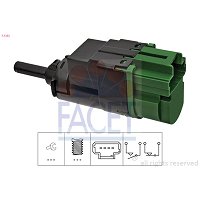 Interrupteur De Feu Stop 253206170R Avec Connecteur 4 Broches - Compatible Renault Clio Captur Kangoo