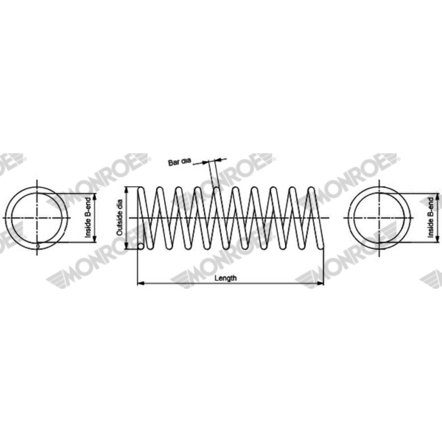 Ressort de suspension MONROE SP4960