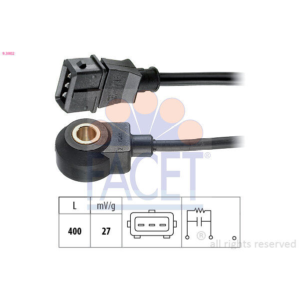 Capteur De Cliquetis/cognement Facet 9.3002