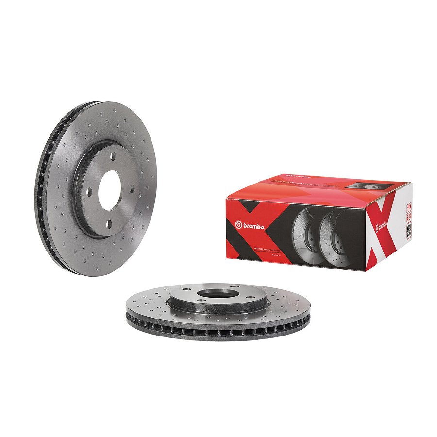 2 Disques De Frein Brembo 09.d216.1x Xtra