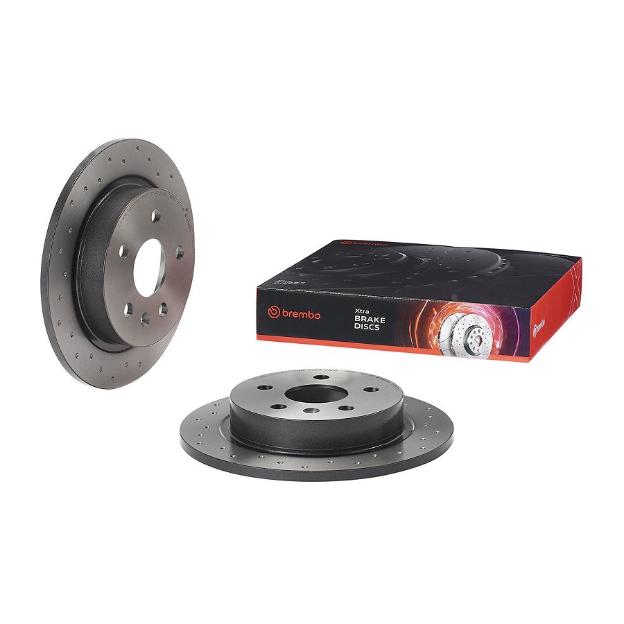 2 Disques De Frein Brembo 08a9701