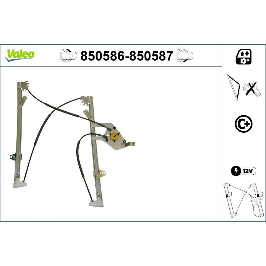 Mécanisme De Lève-vitre Valeo 850586