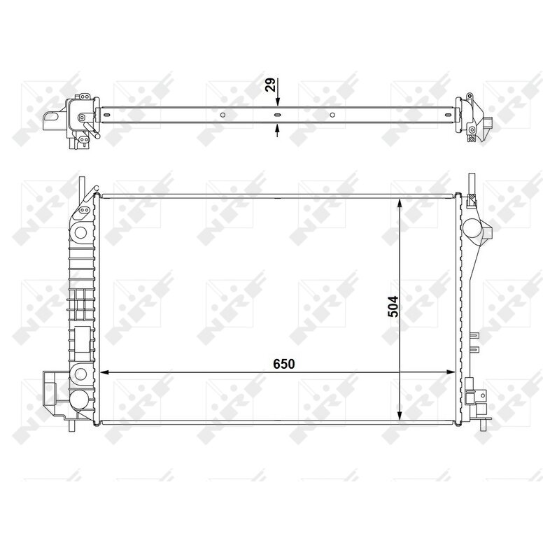 Radiateur Nrf 58294 Easy Fit