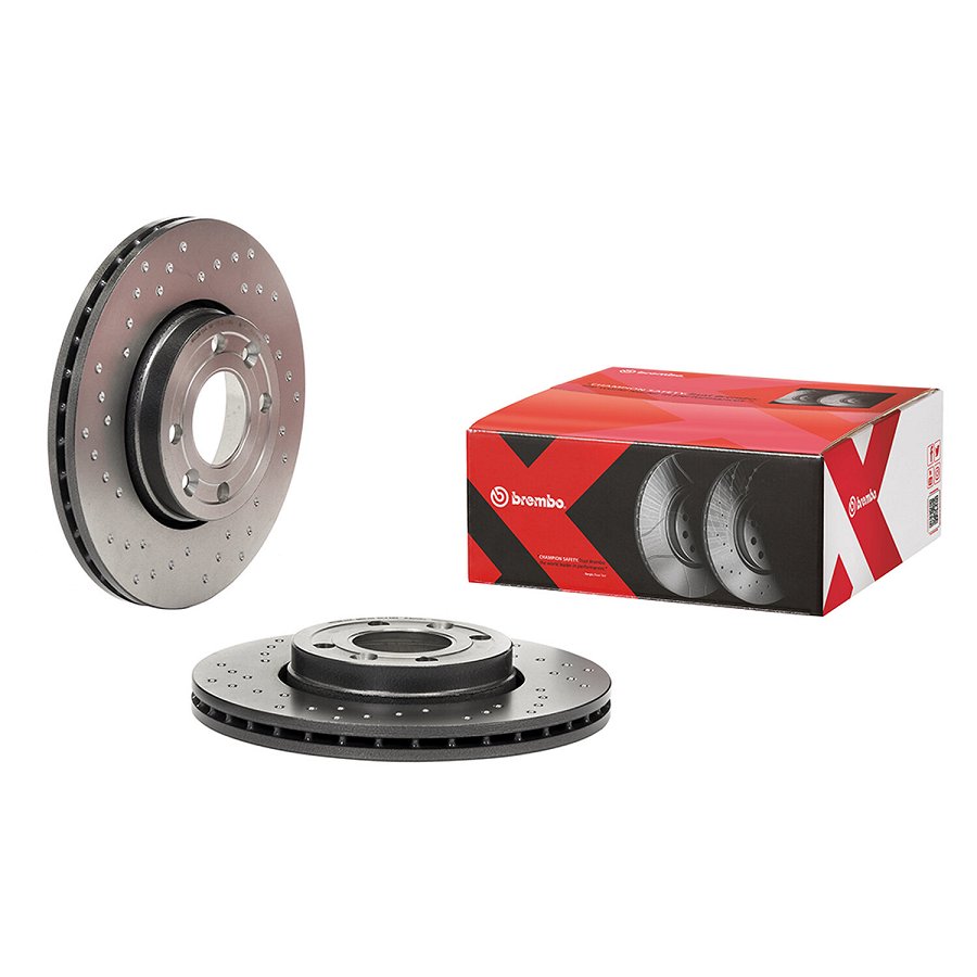 2 Disques De Frein Brembo 09.9078.2x Xtra