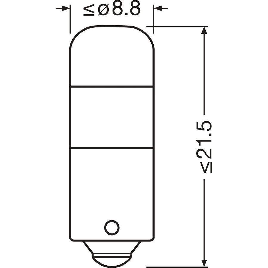 2 Ampoules T4w Osram Ledriving Sl White Non Homologué
