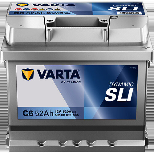 VARTA Batterie de voiture 52Ah/520A 5524010523162
