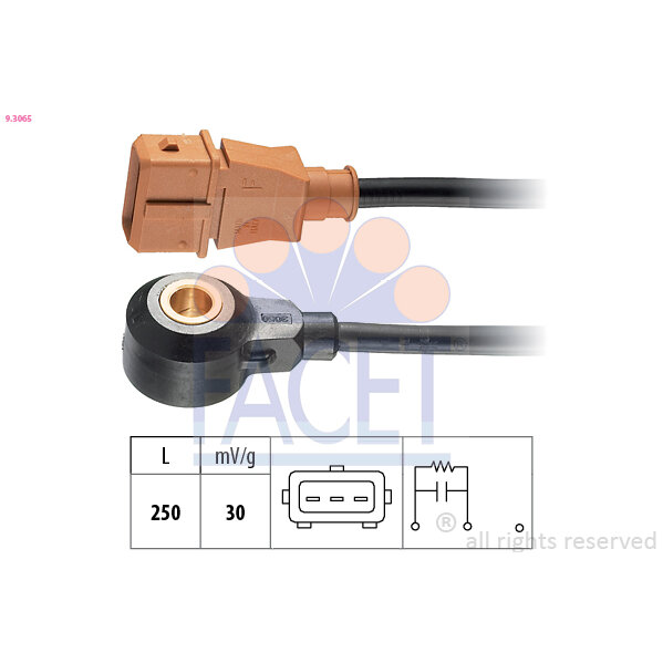 Capteur De Cliquetis/cognement Facet 9.3065