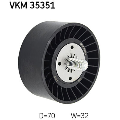 Galet Enrouleur De Courroie Skf Vkm 35351