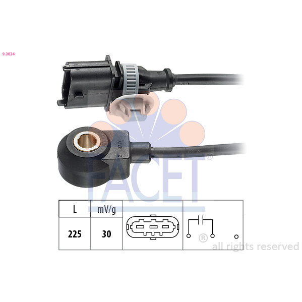 Capteur De Cliquetis/cognement Facet 9.3034