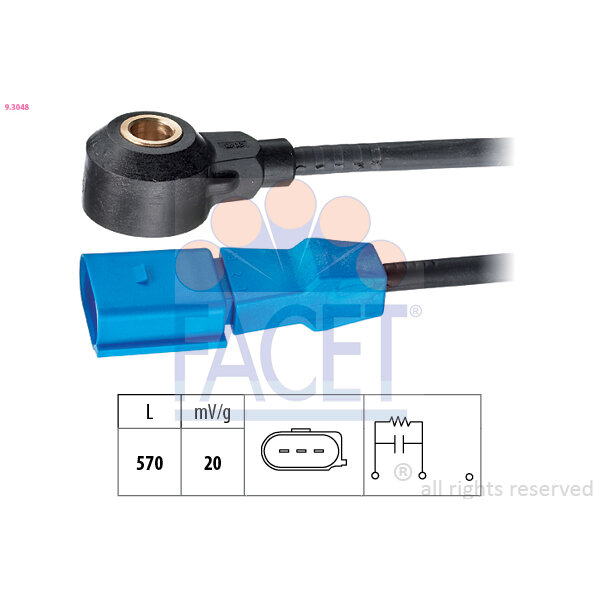 Capteur De Cliquetis/cognement Facet 9.3048