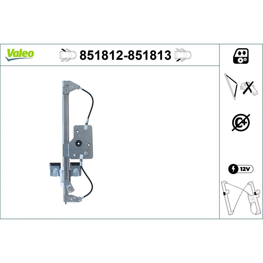 Régulateur De Fenêtre Valeo 851813