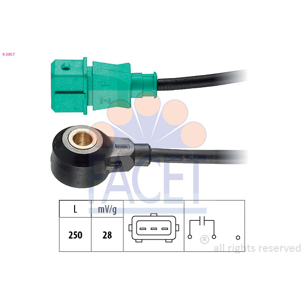 Capteur De Cliquetis/cognement Facet 9.3057