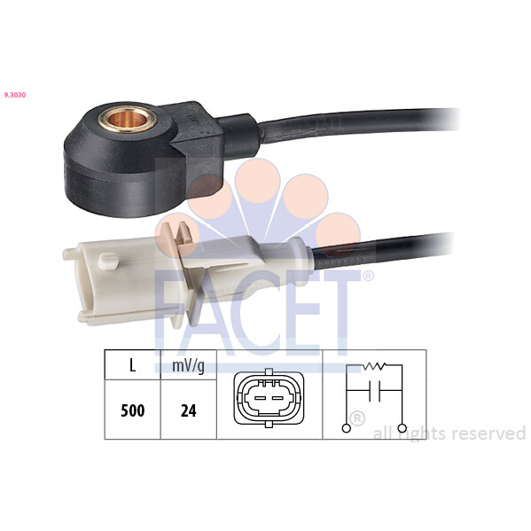 Capteur De Cliquetis/cognement Facet 9.3030