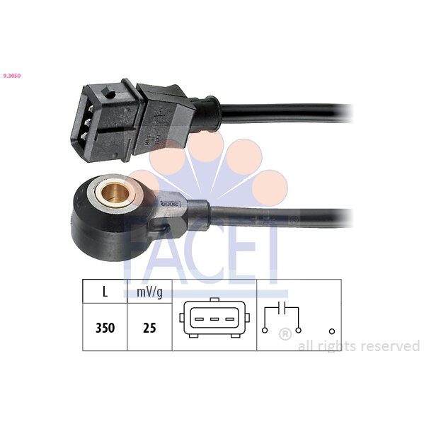 Capteur De Cliquetis/cognement Facet 9.3050