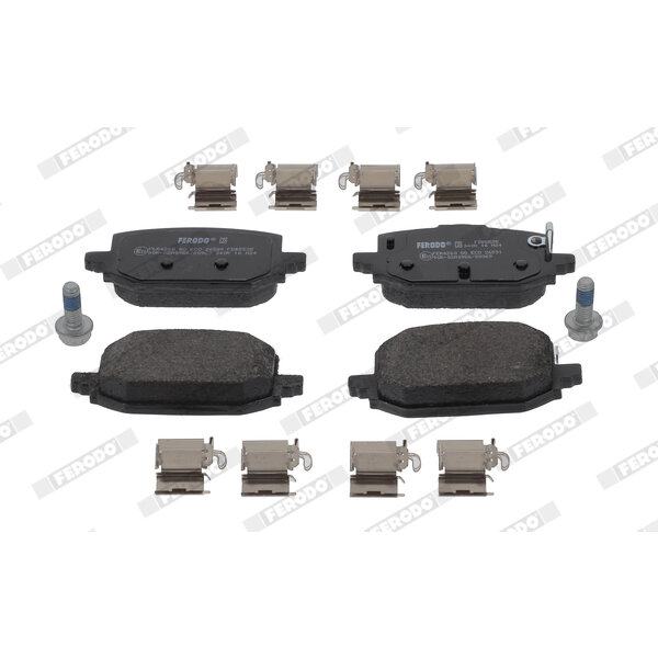 4 Plaquettes De Frein Ferodo Fdb5535