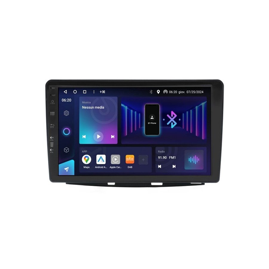 Autoradio Custom Fit 9,0" Fiat 500 2015> Dab+ - Phonocar