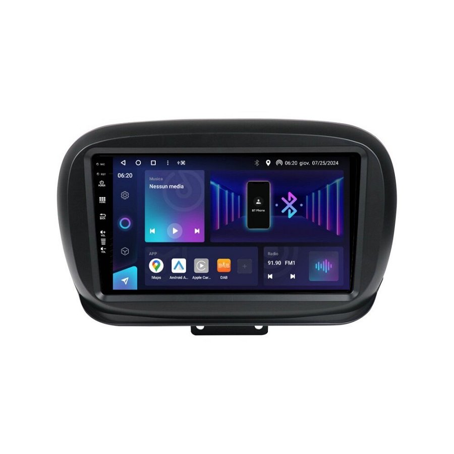Autoradio Customfit 9,0"fiat 500x 2019> Cp Aa Dab+ Qled 8c Hdmi - Phonocar