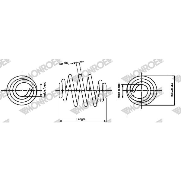 Ressort De Suspension Monroe Sn3409