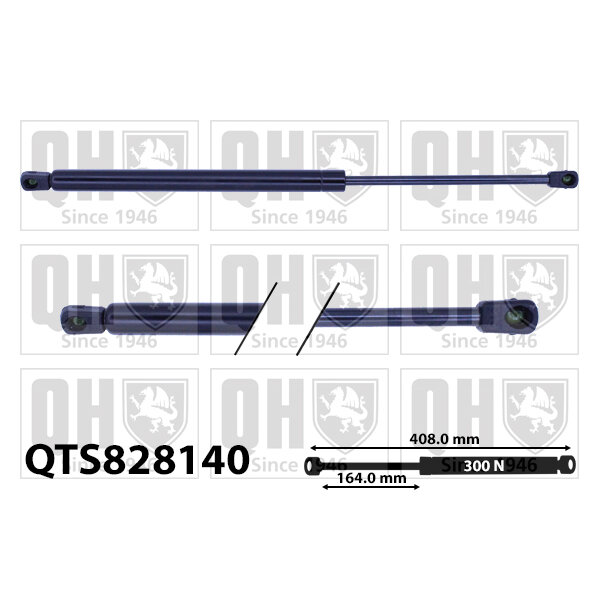 Vérin De Coffre Quinton Hazell Qts828140