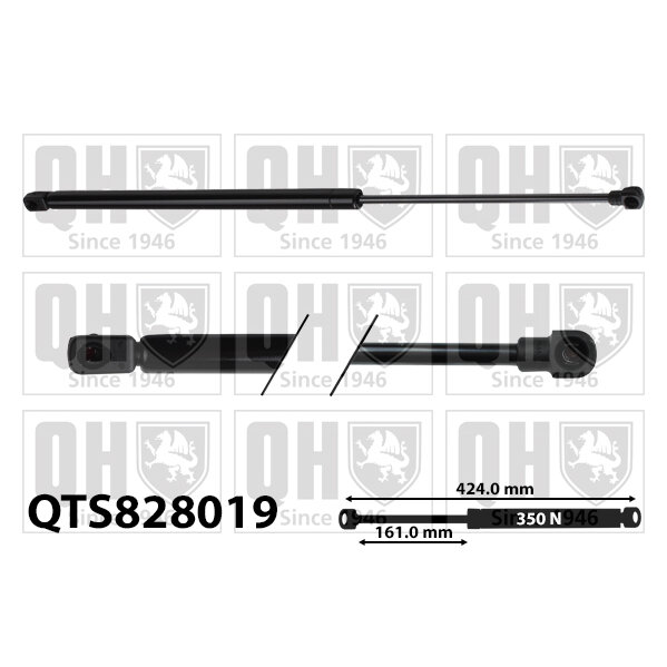 Vérin De Coffre Quinton Hazell Qts828019