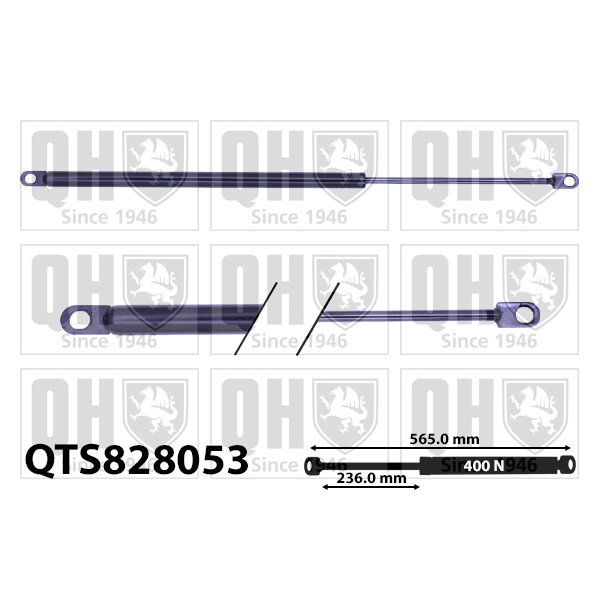 Vérin De Coffre Quinton Hazell Qts828053