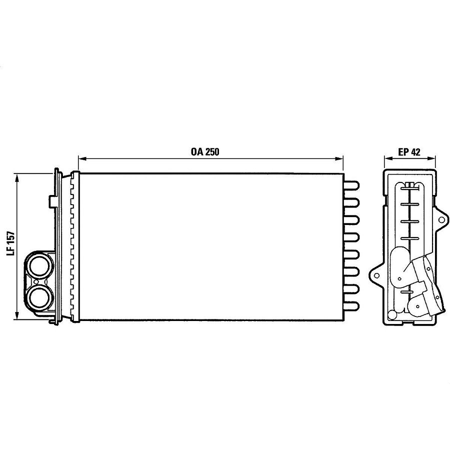 Radiateur De Chauffage Valeo 883976