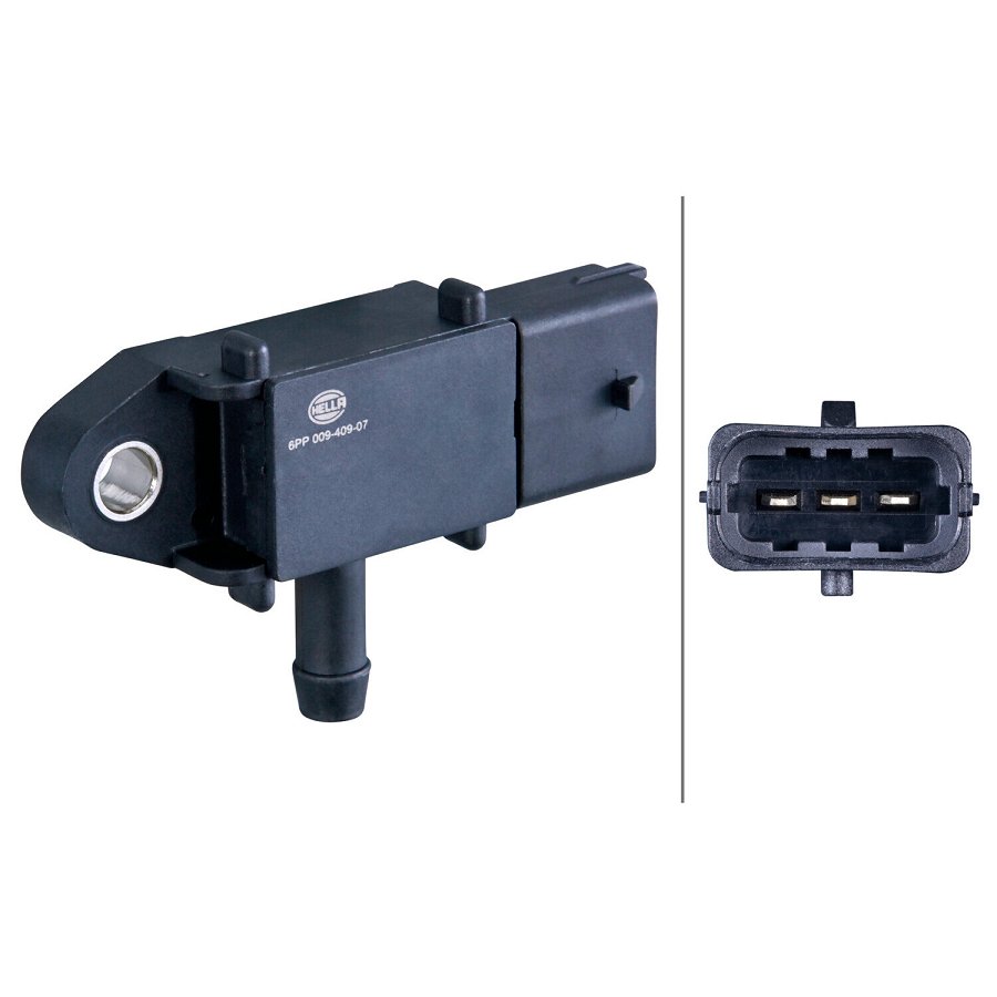 Capteur De Pression Des Gaz D'échappement Hella 6pp 009 409-071