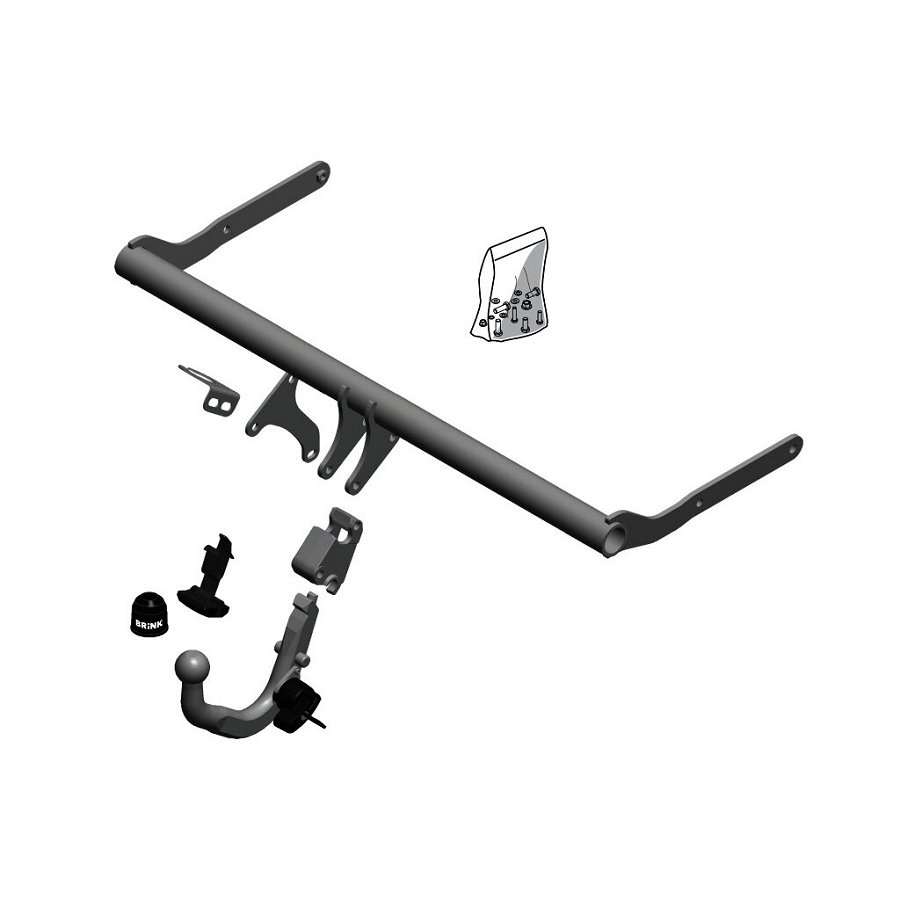 BRINK Attelage ''col De Cygne'' D&eacute;montable Sans Outils  600700